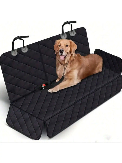Waterproof Pet Car Seat Cover Protector with Middle Seat Armrest 