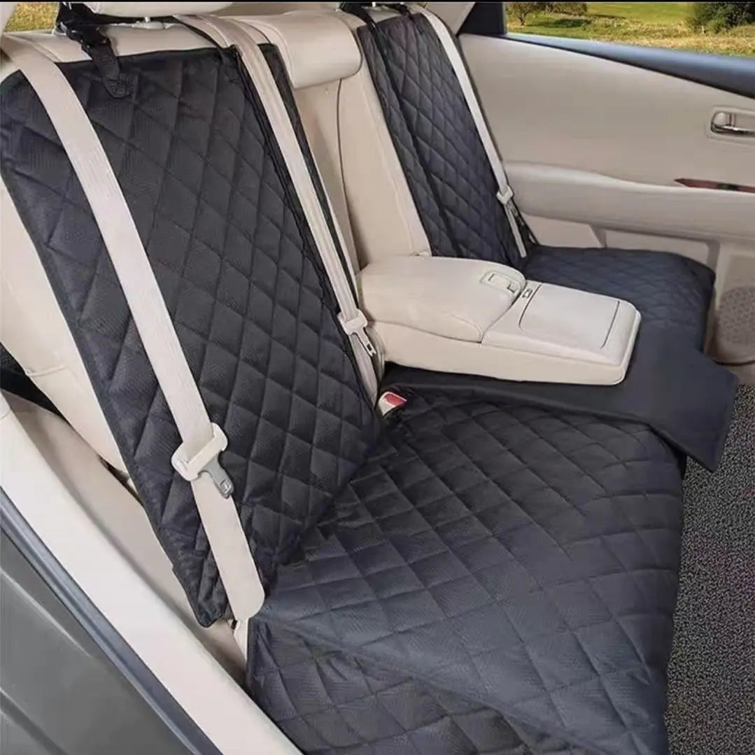 Waterproof Pet Car Seat Cover Protector with Middle Seat Armrest 